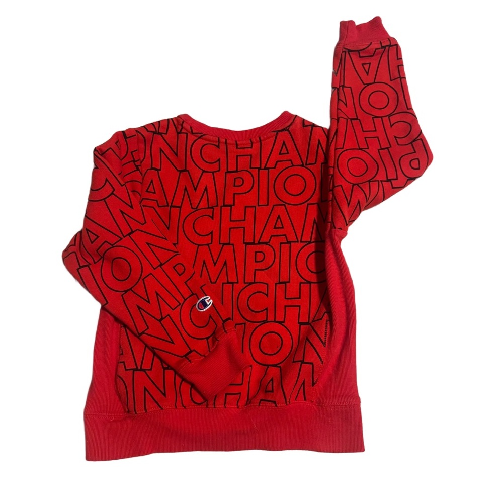 Champion Red Athletic Boys Youth Sweatshirt